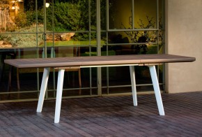 Стол Гармония раздвижной (Harmony Extendable) белый-капучино в Новом Уренгое - novyy-urengoy.mebel24.online | фото 2