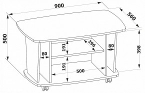 Стол журнальный СЖ-3 в Новом Уренгое - novyy-urengoy.mebel24.online | фото 3