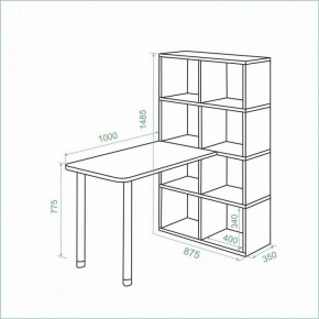 Стол компьютерный Bartolo в Новом Уренгое - novyy-urengoy.mebel24.online | фото 3
