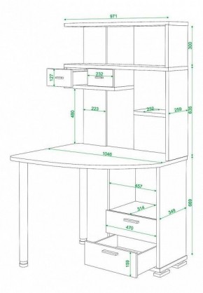 Стол компьютерный Домино нельсон СК-20 в Новом Уренгое - novyy-urengoy.mebel24.online | фото 5