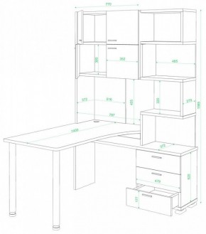 Стол компьютерный Домино нельсон СР-500М/140 в Новом Уренгое - novyy-urengoy.mebel24.online | фото 2