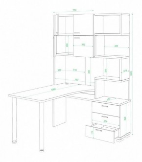 Стол компьютерный Домино нельсон СР-500М190 в Новом Уренгое - novyy-urengoy.mebel24.online | фото 3