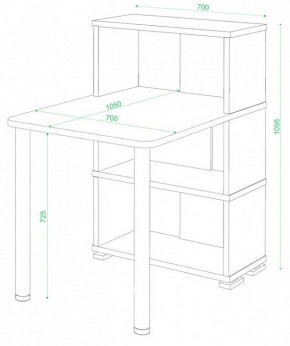 Стол компьютерный Домино СБ-10М/3 в Новом Уренгое - novyy-urengoy.mebel24.online | фото 2