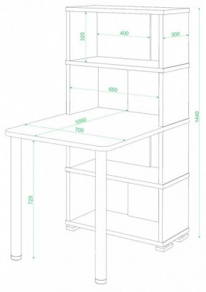 Стол компьютерный Домино СБ-10М/4 в Новом Уренгое - novyy-urengoy.mebel24.online | фото 2