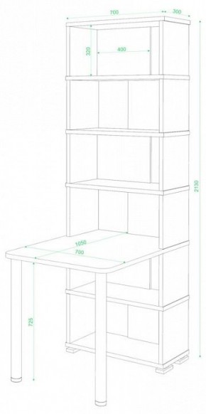 Стол компьютерный Домино СБ-10М/6 в Новом Уренгое - novyy-urengoy.mebel24.online | фото 2