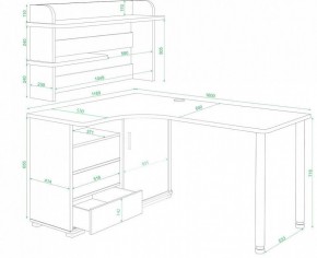 Стол компьютерный Домино СР-145М в Новом Уренгое - novyy-urengoy.mebel24.online | фото 2