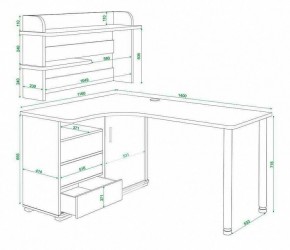 Стол компьютерный Домино СР-145М в Новом Уренгое - novyy-urengoy.mebel24.online | фото 5