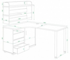 Стол компьютерный Домино СР-145М в Новом Уренгое - novyy-urengoy.mebel24.online | фото 3