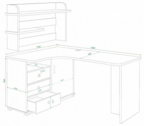 Стол компьютерный Домино СР-165 в Новом Уренгое - novyy-urengoy.mebel24.online | фото 2