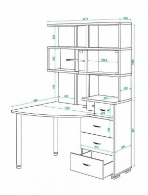 Стол компьютерный Домино СР-320 в Новом Уренгое - novyy-urengoy.mebel24.online | фото 5