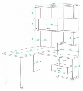 Стол компьютерный Домино СР-420/130 в Новом Уренгое - novyy-urengoy.mebel24.online | фото 2