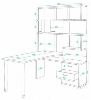 Стол компьютерный Домино СР-420/150 в Новом Уренгое - novyy-urengoy.mebel24.online | фото 2