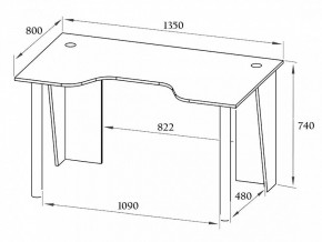 Стол компьютерный КСТ-18 в Новом Уренгое - novyy-urengoy.mebel24.online | фото