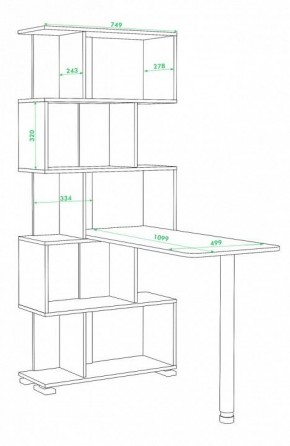 Стол компьютерный СЛ-5СТ в Новом Уренгое - novyy-urengoy.mebel24.online | фото 2