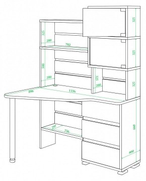 Стол компьютерный СР-322 в Новом Уренгое - novyy-urengoy.mebel24.online | фото 2