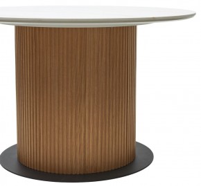 Стол MESA D120 цвет БЕЛЫЙ МРАМОР M326 / Каркас OAK, ®DISAUR в Новом Уренгое - novyy-urengoy.mebel24.online | фото 6