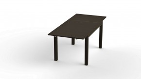 Стол обеденный раскладной ВАРДИГ М 120(180)x80 шпон, ясень черный в Новом Уренгое - novyy-urengoy.mebel24.online | фото 2