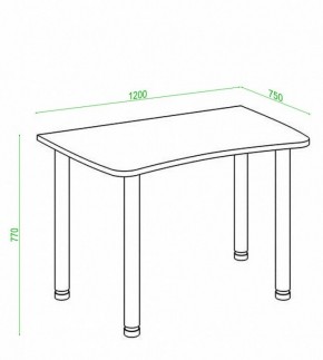 Стол офисный Домино Лайт СКЛ-Софт120МО в Новом Уренгое - novyy-urengoy.mebel24.online | фото 2