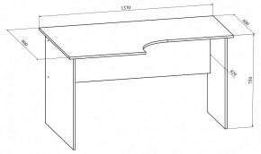 Стол офисный Офис ОФ-10 в Новом Уренгое - novyy-urengoy.mebel24.online | фото 4