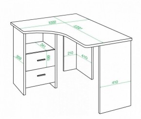 Стол письменный Домино Lite СКЛ-Угл 120 в Новом Уренгое - novyy-urengoy.mebel24.online | фото 2