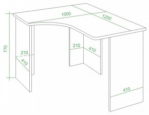 Стол письменный Домино Lite СКЛ-Угл120 в Новом Уренгое - novyy-urengoy.mebel24.online | фото 3