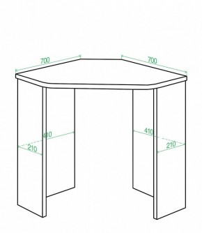 Стол письменный Домино Lite СКЛ-Угл70 в Новом Уренгое - novyy-urengoy.mebel24.online | фото 2