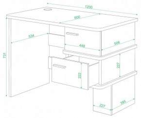 Стол письменный Домино СД-15 С в Новом Уренгое - novyy-urengoy.mebel24.online | фото 2