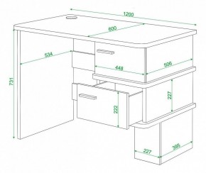 Стол письменный Домино СД-15С в Новом Уренгое - novyy-urengoy.mebel24.online | фото 3