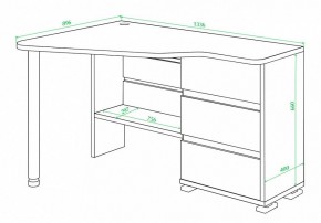 Стол письменный Домино СР-322С в Новом Уренгое - novyy-urengoy.mebel24.online | фото 2