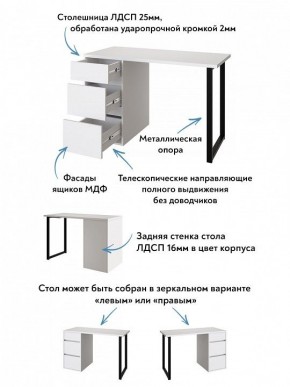 Стол письменный Эконом стандарт С-401 в Новом Уренгое - novyy-urengoy.mebel24.online | фото 6