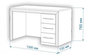 Стол письменный Нобиле СтЯ130 в Новом Уренгое - novyy-urengoy.mebel24.online | фото 2