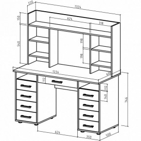 Стол письменный Остин-14Я в Новом Уренгое - novyy-urengoy.mebel24.online | фото 2