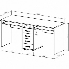 Стол письменный Остин в Новом Уренгое - novyy-urengoy.mebel24.online | фото 3