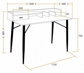 Стол письменный WD-13 в Новом Уренгое - novyy-urengoy.mebel24.online | фото