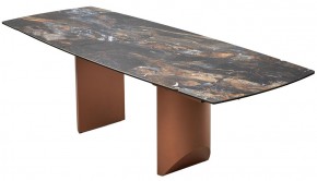 Стол ПУАНТО 200 TITANIUM LAWA NERO, керамика / МЕДЬ каркас М-City в Новом Уренгое - novyy-urengoy.mebel24.online | фото 13
