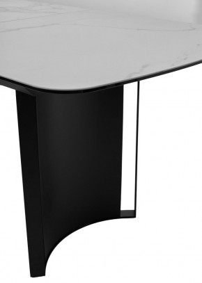 Стол RASMUS 160 TL-45 Белый мрамор, испанская керамика / черный каркас, ®DISAUR в Новом Уренгое - novyy-urengoy.mebel24.online | фото 7