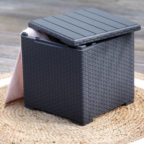 Стол с функцией хранения Виго (Vigo storage box) графит в Новом Уренгое - novyy-urengoy.mebel24.online | фото 1