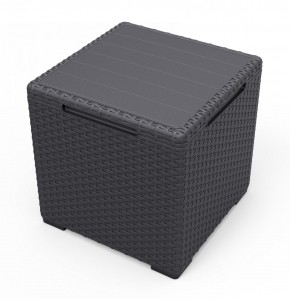 Стол с функцией хранения Виго (Vigo storage box) графит в Новом Уренгое - novyy-urengoy.mebel24.online | фото 2
