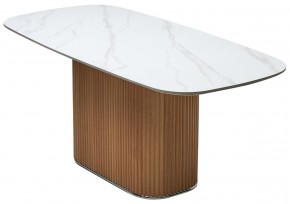 Стол TAMPA 180 цвет БЕЛЫЙ МРАМОР M326, керамика / Каркас OAK, ®DISAUR в Новом Уренгое - novyy-urengoy.mebel24.online | фото 7