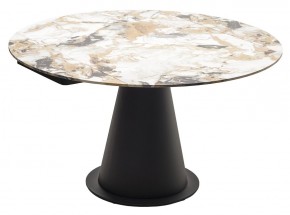 Стол TERAMO 135 GLOSS GRAND JADE SOLID CERAMIC, керамика, поворотн.механизм / Черный каркас, ®DISAUR в Новом Уренгое - novyy-urengoy.mebel24.online | фото 15