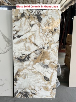 Стол TERAMO 135 GLOSS GRAND JADE SOLID CERAMIC, керамика, поворотн.механизм / Черный каркас, ®DISAUR в Новом Уренгое - novyy-urengoy.mebel24.online | фото 7