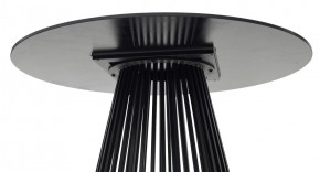 Стол TERNI 120 MATT BLACK MARBLE SOLID CERAMIC Черный мрамор матовый, керамика /Черн.каркас, ®DISAUR в Новом Уренгое - novyy-urengoy.mebel24.online | фото 6