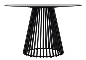 Стол TERNI 120 MATT BLACK MARBLE SOLID CERAMIC Черный мрамор матовый, керамика /Черн.каркас, ®DISAUR в Новом Уренгое - novyy-urengoy.mebel24.online | фото 7
