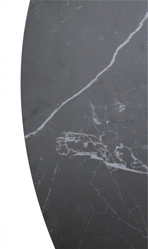 Стол TERNI 120 MATT BLACK MARBLE SOLID CERAMIC Черный мрамор матовый, керамика /Черн.каркас, ®DISAUR в Новом Уренгое - novyy-urengoy.mebel24.online | фото 9