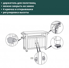 Столик для барбекю 207 Л (Unity XL 207L) в Новом Уренгое - novyy-urengoy.mebel24.online | фото 9