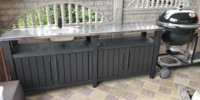 Столик для барбекю 415 Л (Unity Chef 415 L) графит в Новом Уренгое - novyy-urengoy.mebel24.online | фото 1