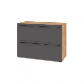 СТОУН С81 Комод (золотой дуб/графит) в Новом Уренгое - novyy-urengoy.mebel24.online | фото