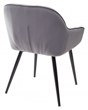 Стул BREEZE BLUVEL-14 GREY, велюр / черный каркас М-City в Новом Уренгое - novyy-urengoy.mebel24.online | фото 2