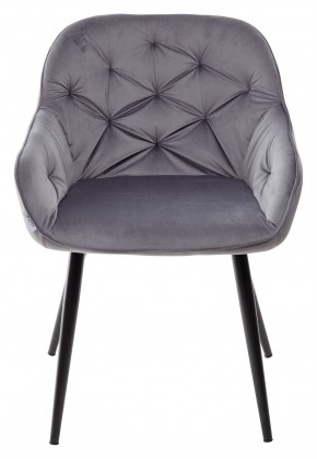 Стул BREEZE BLUVEL-14 GREY, велюр / черный каркас М-City в Новом Уренгое - novyy-urengoy.mebel24.online | фото 5
