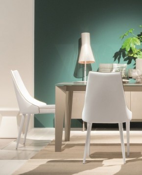 Стул CLARA 40.11 (TR505 white with sand cordonet, экокожа) в Новом Уренгое - novyy-urengoy.mebel24.online | фото 3